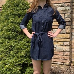 Loft Denim shirt dress